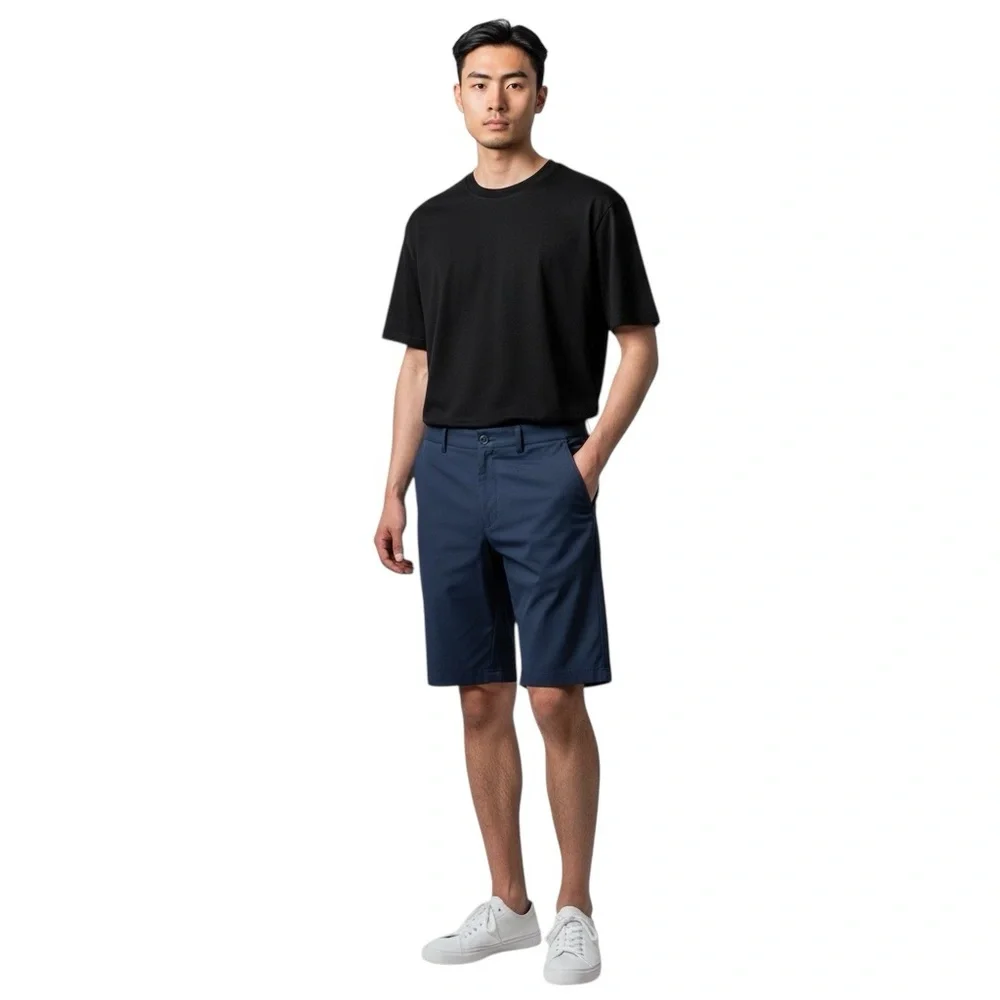 NIKE GOLF Men's Dri-Fit Flat Front Navy Blue Shorts Size 30 -- SUPER COMFORTABLE